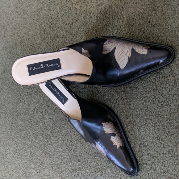 David Aaron Shoes - David Aaron mules